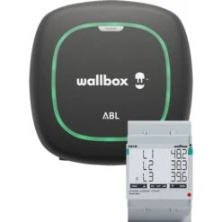 ABL E-Mobility Wallbox Pulsar Solar Bundle 11kW, Mit Ladekabel (schwarz, 3-phasig, WLAN, Bluetooth, Energiezähler)