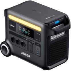 Anker SOLIX Tragbare Powerstation F2600, PowerHouse 2.560Wh (grau, 2.400 Watt, 3.600 Watt SurgePad, PD, GaNPrime)