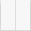 Aqara Smarter Lichtschalter H1 EU (ohne Neutralleiter) (grau, Doppel Wippe)