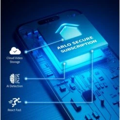 Arlo Essential2K Outdoor Kamera, Überwachungskamera (weiß/schwarz, 3er, Set, WLAN, 4 MP) -Alternate Verkäufe Arlo Essential 2K Outdoor Kamera berwachungskamera@@100062693 6