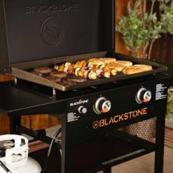 Blackstone 28" Griddle Grillstation, Gasgrill Mit Deckel (schwarz, 2 Grillzonen, 10kW) -Alternate Verkäufe Blackstone 28 Griddle Grillstation Gasgrill mit Deckel@@100101940 2