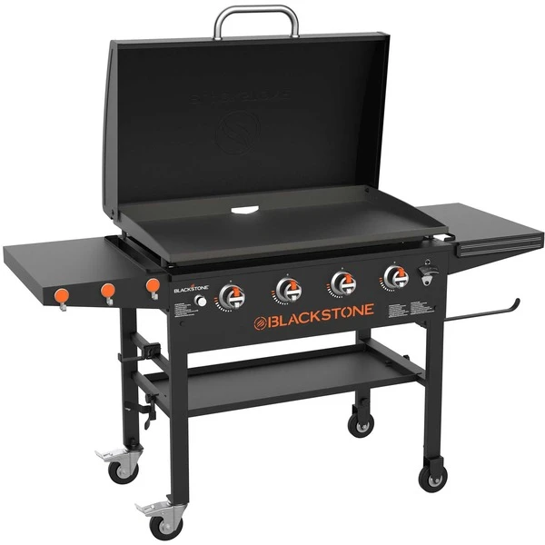 Blackstone 36" Griddle Grillstation, Gasgrill Mit Deckel (schwarz, 4 Grillzonen, 17,5kW) 1 Blackstone 36" Griddle Grillstation, Gasgrill Mit Deckel (schwarz, 4 Grillzonen, 17,5kW)