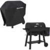 Broil King Crown Pellet Smoker 500 - BUNDLE (schwarz, IQue Smart Steuerung, Inkl. Schutzhülle)