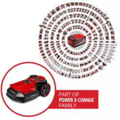 EINHELL Power X-Change Mähroboter FREELEXO 500, 18Volt (rot/schwarz, Li-Ion Akku 2,5Ah) -Alternate Verkäufe EINHELL Power X Change M hroboter FREELEXO 500 18Volt@@100141642 3
