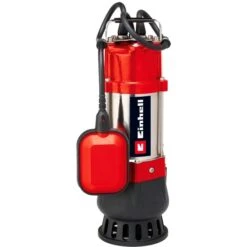 EINHELL Schmutzwasserpumpe GC-DP 5010 G, Tauch- / Druckpumpe (rot/edelstahl, 500 Watt)