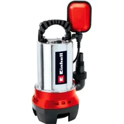 EINHELL Schmutzwasserpumpe GC-DP 6315 N, Tauch- / Druckpumpe (rot/edelstahl, 630 Watt)