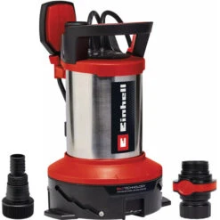 EINHELL Schmutzwasserpumpe GE-DP 7535 N LL ECO, Tauch- / Druckpumpe (rot/schwarz, 750 Watt)