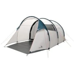Easy Camp Tunnelzelt Menorca 500 Light Grey (hellgrau/blau, Modell 2024)