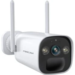 Foscam BP4, Überwachungskamera (weiß/schwarz, Inkl. 5W Solarpanel)
