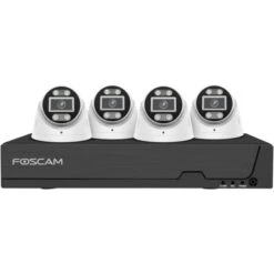 Foscam FNA108 E T4 2T, Set (schwarz, FNA108E 8-Kanal PoE NVR, 4x T8EP Kamera)
