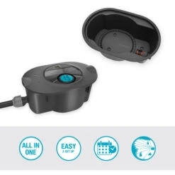 GARDENA Pipeline Bewässerungssystem AquaPrecise, Unterirdisch, Sprinklersystem (grau/türkis, Mit Pipeline Schacht Und Deckel) -Alternate Verkäufe GARDENA Pipeline Bew sserungssystem AquaPrecise unterirdisch Sprinklersystem@@100081860 2