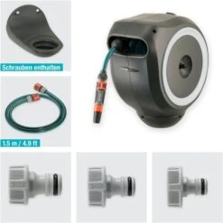 GARDENA Wand-Schlauchbox RollUp S, 15 Meter, Schlauchtrommel -Alternate Verkäufe GARDENA Wand Schlauchbox RollUp S 15 Meter Schlauchtrommel@@1688194 1