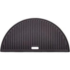 Kamado Joe Gusseisen Grillplatte Halbrund CJ, Grillrost (schwarz, Für Kamado Joe Classic)