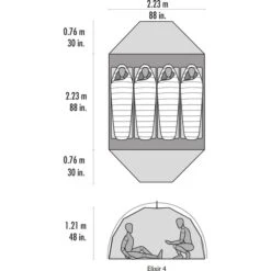 MSR Kuppelzelt Elixir 4 Gray -Alternate Verkäufe MSR Kuppelzelt Elixir 4 Gray@@1717296 8
