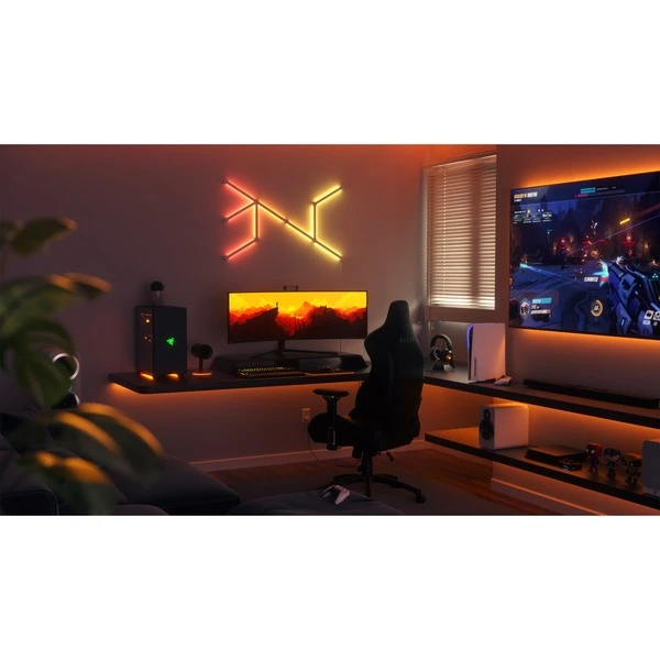 Nanoleaf Lines 60 Erweiterungs-Kit - 3er-Pack, Stimmung 5 Nanoleaf Lines 60 Erweiterungs-Kit - 3er-Pack, Stimmung – Bild 5