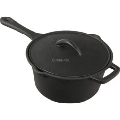 Napoleon Gusseiser Soßentopf Mit Deckel, Pfanne