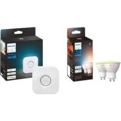 Philips Hue White Ambiance GU10 + Bridge, LED-Lampe