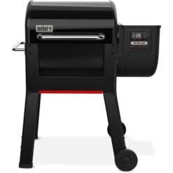 Weber Smoque Holzpelletsmoker (schwarz, 2 Temperaturfühler, App-Steuerung)